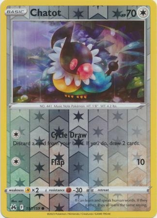 Chatot - 112/159 - Common Reverse Holo