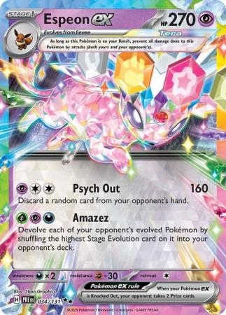 Espeon ex - 034/131 - Ultra Rare