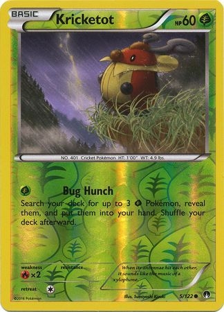 Kricketot - 5/122 - Common Reverse Holo