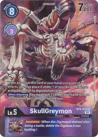 SkullGreymon (Alternate Art) - BT6-078 - Super Rare