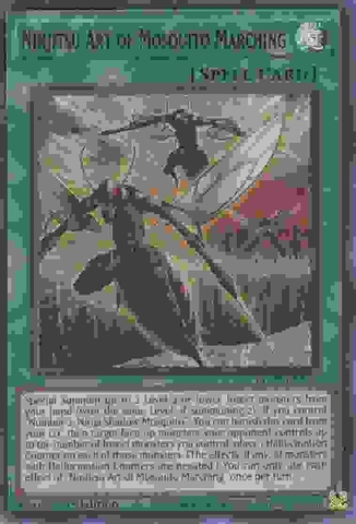 Ninjitsu Art of Mosquito Marching - BLCR-EN030 - Ultra Rare 1st Edition