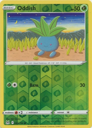 Oddish - 001/196 - Common Reverse Holo