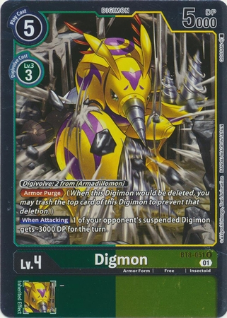 Digmon - BT8-051 R - Rare