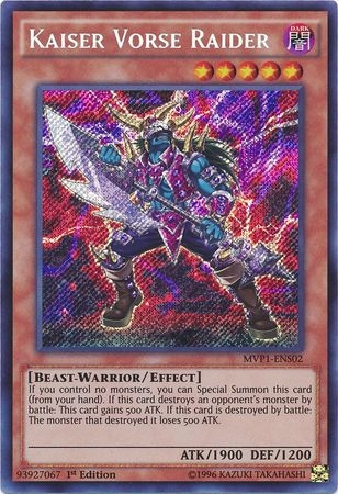 Kaiser Vorse Raider - MVP1-ENS02 - Secret Rare 1st Edition