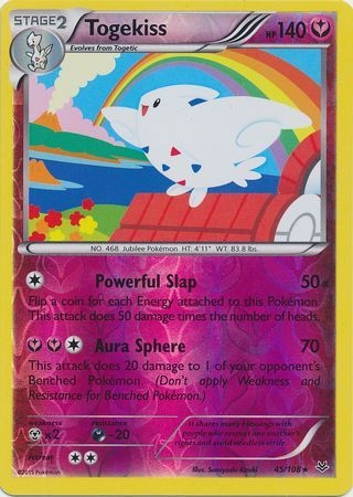 Togekiss - 45/108 - Rare Reverse Holo