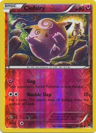 Clefairy - 81/122 - Common Reverse Holo