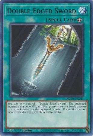 Double-Edged Sword - AMDE-EN043 - Rare 1st Edition