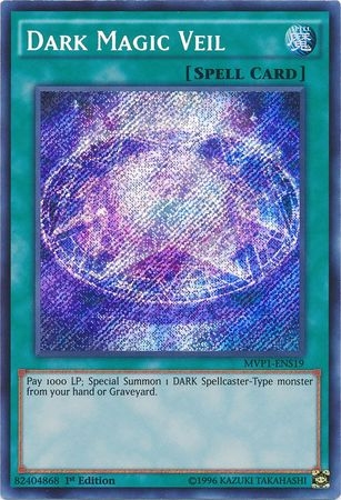 Dark Magic Veil - MVP1-ENS19 - Secret Rare 1st Edition