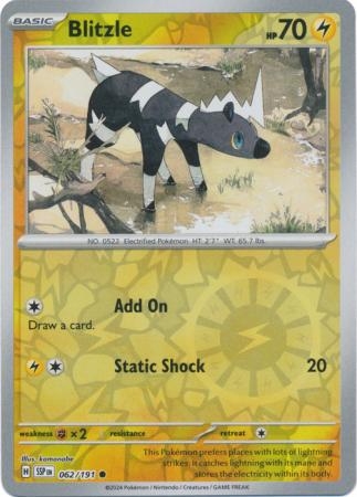 Blitzle - 062/191 - Common Reverse Holo