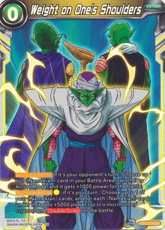Weight on One's Shoulders - BT17-106 - Common Foil
