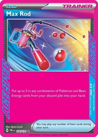 Max Rod - 116/131 - Ace Rare