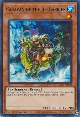 Caravan of the Ice Barrier - HAC1-EN040 - Common 1st Edition