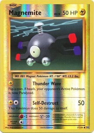 Magnemite - 37/108 - Common Reverse Holo