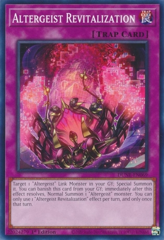 Altergeist Revitalization - DUNE-EN069 - Common 1st Edition