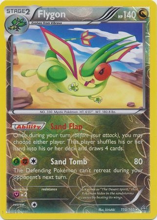 Flygon - 110/160 - Rare - Reverse Holo