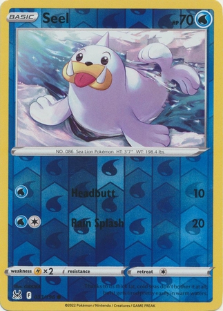Seel - 033/196 - Common Reverse Holo