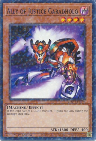 Ally of Justice Garadholg - HAC1-EN078 - Duel Terminal Common Parallel 1st Edition