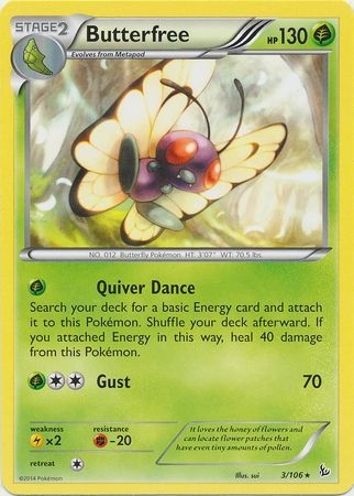 Butterfree - 3/106 - Rare