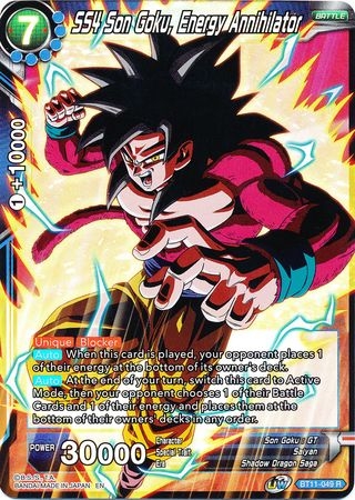 SS4 Son Goku, Energy Annihilator - BT11-049 - Foil Rare