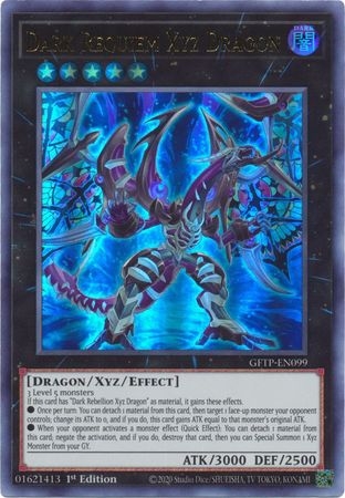 Dark Requiem Xyz Dragon - GFTP-EN099 - Ultra Rare 1st Edition