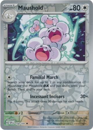 Maushold - 158/191 - Uncommon Reverse Holo