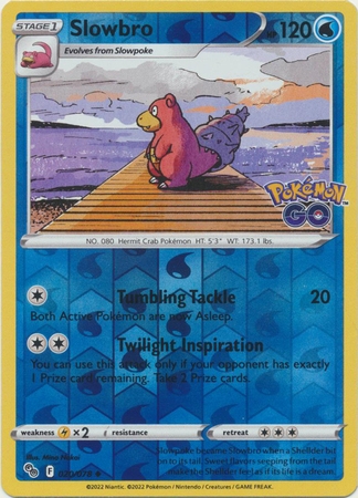 Slowbro - 020/078 - Uncommon Reverse Holo