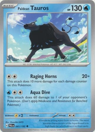 Paldean Tauros - 041/193 - Uncommon