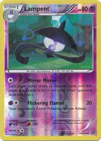 Lampent - 49/114 - Uncommon Reverse Holo