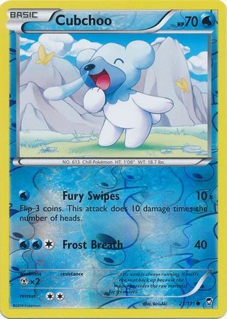 Cubchoo - 21/111 - Common Reverse Holo