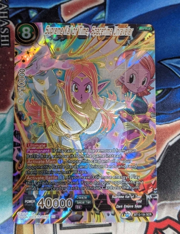 Supreme Kai of Time, Spacetime Unraveler - BT12-154 - Secret Rare[SCR]