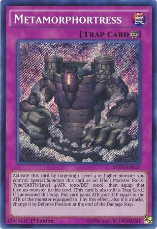 Metamorphortress - MVP1-ENS27 - Secret Rare 1st Edition