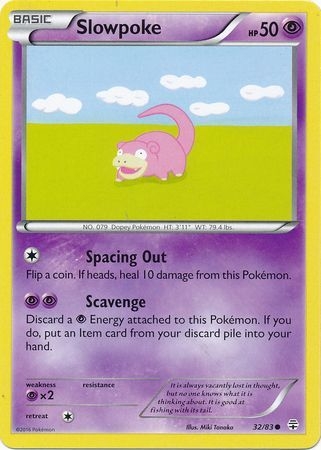 Slowpoke - 32/83 - Common