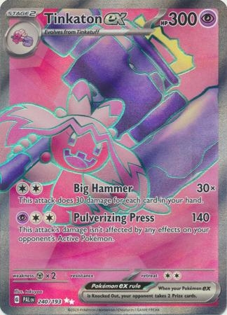 Tinkaton ex - 240/193 - Full Art Secret Rare
