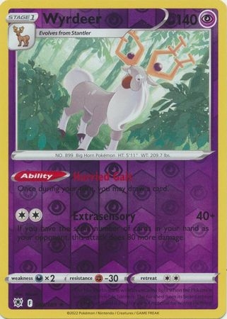 Wyrdeer - 069/189 - Holo Rare Reverse Holo