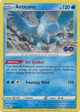 Articuno - 024/078 - Holo Rare