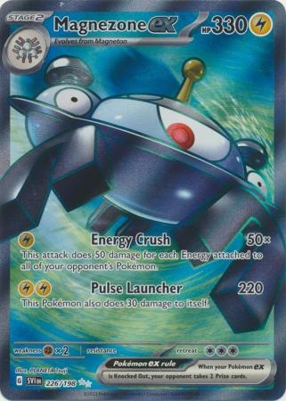 Magnezone ex - 226/198 - Full Art Secret Rare