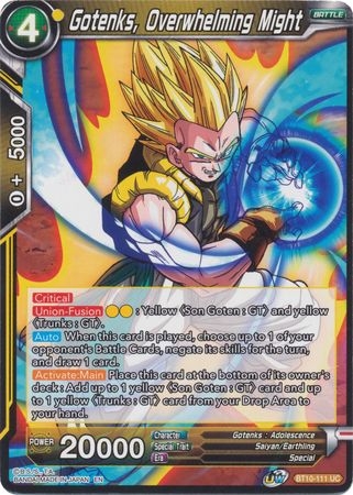 Gotenks, Overwhelming Might - BT10-111 - Uncommon