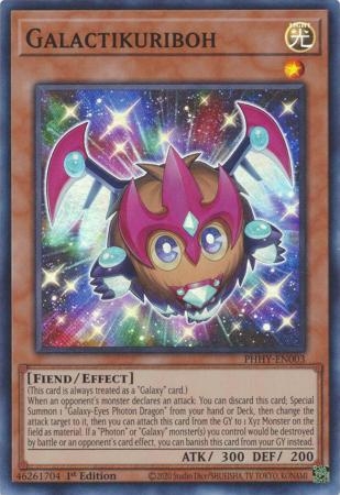 Galactikuriboh - PHHY-EN003 - Super Rare 1st Edition