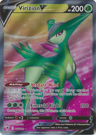 Virizion V - 164/189 - Full Art Ultra Rare