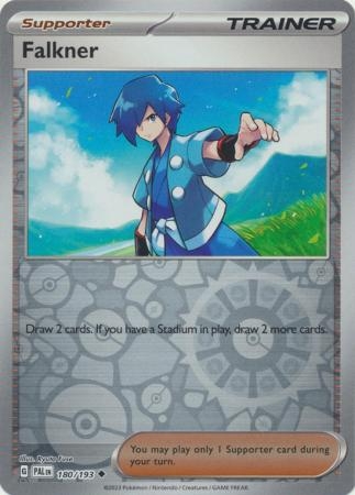 Falkner - 180/193 - Uncommon Reverse Holo
