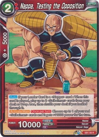 Nappa, Testing the Opposition - EB1-05 - Rare