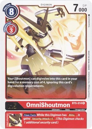 OmniShoutmon - BT5-014 - Rare