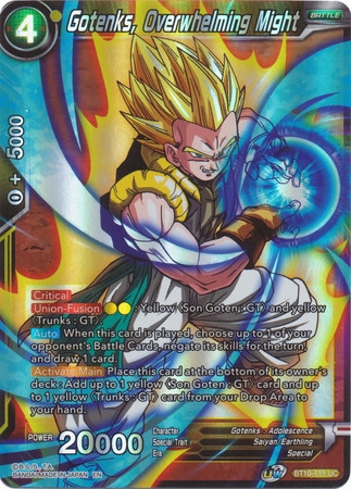 Gotenks, Overwhelming Might - BT10-111 - Uncommon Foil