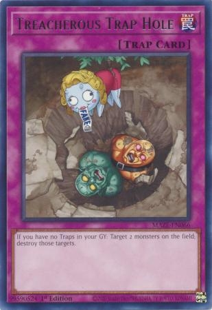 Treacherous Trap Hole - MAZE-EN066 - Rare 1st Edition