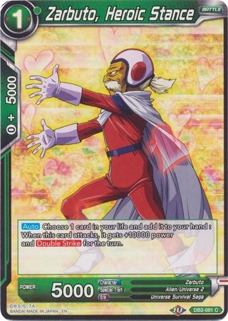 Zarbuto, Heroic Stance (Reprint) - DB2-081 - Common