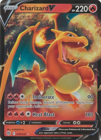 Charizard V - 17/172 - Ultra Rare