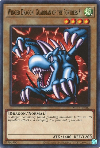 Winged Dragon, Guardian of the Fortress #1 MRD-EN002 Common Unlimited (25th Reprint)