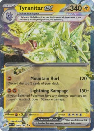 Tyranitar ex - 066/197 - Ultra Rare