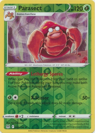 Parasect - 005/196 - Rare Reverse Holo