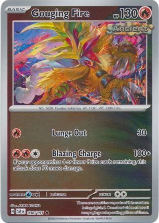 Gouging Fire - 038/191 - Reverse Holo Rare